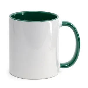 Caneca Interior e Al�a Colorido VERDE ESCURO