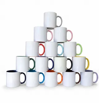 Caneca Interior e Al�a Colorido