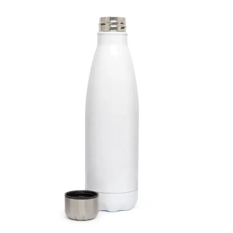 Garrafa Inox 450ml Cola BRANCA live sub