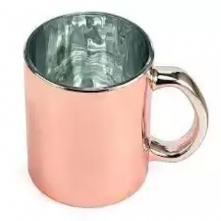 Caneca De Vidro Espelhada ROSE