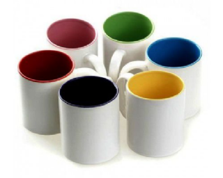Caneca Somente Interior Colorido para sublimao