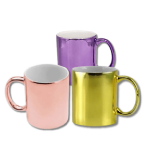Caneca Cermica Cromada Para Sublimao