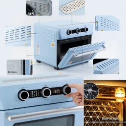 Mini Forno 3D LIVE SUB 25litros -110v -cor azul claro