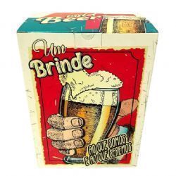 Caixinha para Caneca de Chopp : UM BRINDE AMIZADE