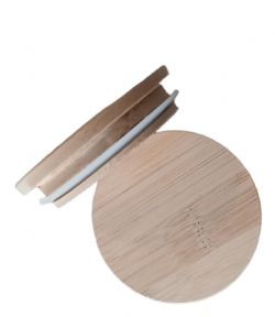 Tampa Bambu para canecas de 320 a 325ml